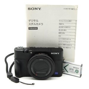 【並品】SONY　コンパクトデジタルカメラ Cyber-shot RX100V ブラック DSC-RX100M5A