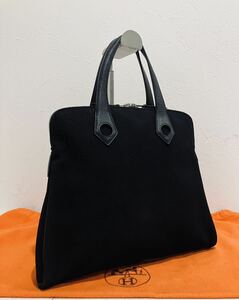 HERMES 新品同様 トート バッグ ブラック エルメス バック □J