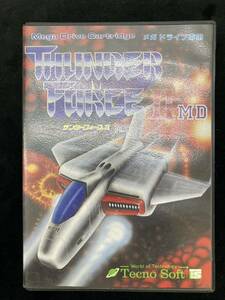 TecnoSoft テクノソフト MEGA DRIVE メガドライブ MD THUNDER FORCEⅡ MD サンダーフォースII ケース取説付　yj1-box