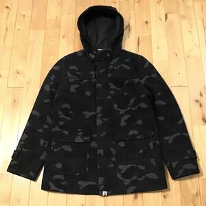 ★XL★ BAPE camo ウール ダッフルコート a bathing ape Duffle coat エイプ ベイプ アベイシングエイプ コート 迷彩 NIGO y6