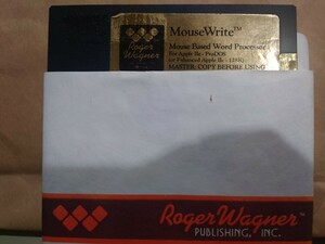 Roger Wagner マウス対応のワードプロセッサー　Mouse Write