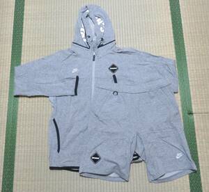 【週末クーポン1500円OFF】上下セット NIKE FCRB SWEAT FZ VENTILATION HOODY & SWEAT SHORT PANT FC REAL BRISTOL F.C.R.B.ナイキ