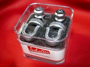 ★大切な楽器を守る！Schaller／S-Locks ストラップ・ロックピン/SC サテンクローム◆シャーラー ストラップロック エンドピン S/M/L対応！