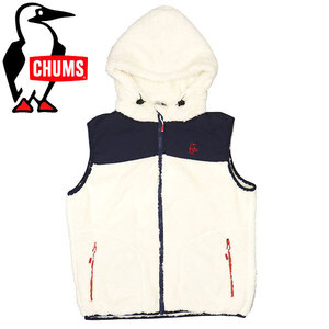 CHUMS (チャムス) CH04-1423 Elmo Fleece Vest エルモフリースベスト CMS162 W056Ivory/Navy XL