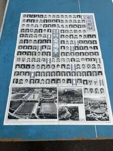 東京オリンピック 1964 五輪 日本代表全選手(下) ポスター 朝日新聞