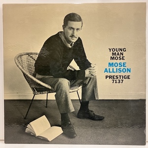 ●即決VOCAL LP jv5918 Mose Allison / Young Man Mose Prlp7137 米盤、黄黒Nyc/Nj Dg Rvg機械刻印 Mono