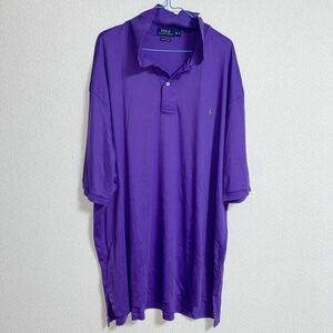 POLO RALPH LAUREN ポロシャツ 2XLT TALL PIMA SOFT TOUCH 紫色