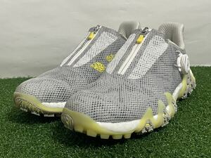 adidas アディダス CODECHAOS 22 BOA コードカオス22ボア 24.0cm レディース スパイクレスゴルフシューズ グレー