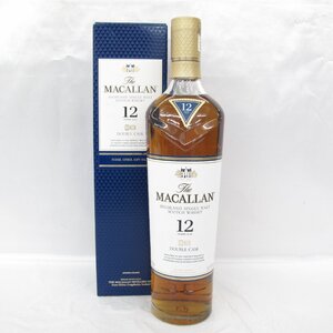 【未開栓】The MACALLAN ザ・マッカラン 12年 ダブルカスク ウイスキー 700ml 40% 箱付 11742495 1222