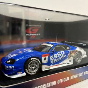 EBBRO 1/43 ESSO Ultraflo Supra SUPER GT500 2005年 #6 エブロ エッソ ウルトラフロー スープラ タイガー トヨタ TOYOTA JZA80 ミニカー