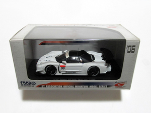 A★即決★ EBBRO 1/43 ★ 2006 HONDA NSX Super GT TEST ／ ホンダ NSX S-GTテストカー ＃99