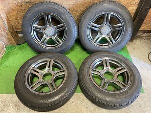 SUZUKI JB23 ジムニー ランドベンチャー 純正 16インチ 5.5J +22 175/80R16 DUNLOP GRANDTREK PT3 夏タイヤ タイヤホイール 4本セット H9