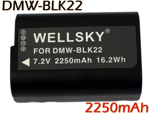 DMW-BLK22 互換バッテリー 純正 充電器で充電可能 残量表示可能 純正品と同じよう使用可能 パナソニック DC-S5 DC-GH5M2 DC-GH5 DMW-BTC15