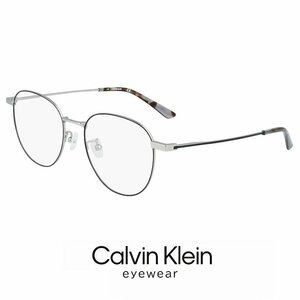 新品 カルバンクライン メンズ メガネ ck21115a-021 calvin klein 眼鏡 めがね チタン メタル フレーム ボストン ラウンド 型 丸メガネ