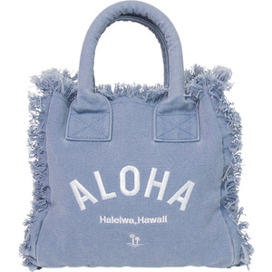 ☆ BLUE ☆ フリンジトートバッグ ハレイワ ハッピーマーケット トートバッグ HALEIWA HAPPY MARKET トートバック フリンジ