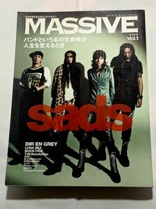 貴重！MASSIVE(マッシヴ)SADS☆DIR EN GREY BUCK-TICK T.M.Revolution D