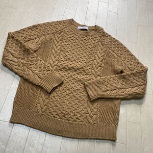 4044☆ UNITED ARROWS GREEN LABEL RELAXING トップス ニット セーター レディース S ベージュ