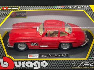 ブラーゴ 1/24 メルセデスベンツ 300SL 1954 レッド ミニカー