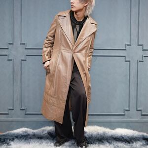 *SPECIAL ITEM* USA VINTAGE DESIGN LEATHER TRENCH COAT/アメリカ古着デザインレザートレンチコート