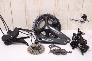 ★SHIMANO シマノ R7020 105 機械式変速 油圧ブレーキモデル グループセット 170mm/50-34T 美品