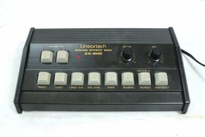 【ト足】【通電・音出し確認済み】 Lineartech リニアテック ZX-800 Sound Effect Box ピュンピュンマシン 効果音 名機 CBZ01CHH1B