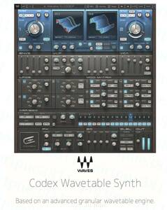 正規品 WAVES Codex Wavetable Synth ダウンロード版 未使用 Mac/Win