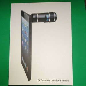 売切送料無料　12X Telephoto Lens for iPad mini アイパッドミニ用レンズセット開封品未使用