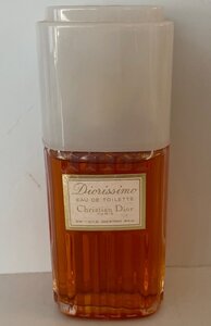 【中古】Christian Dior クリスチャン・ディオール　Diorissimo ディオリッシモ オードゥ トワレ 50ml　残量：90％ 箱なし