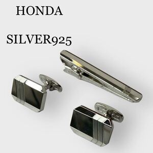 HONDA ホンダ 本田技研工業 タイピン ネクタイピン カフス カフスボタン カフリンクス SILVER925 シルバー 29.2g 1980年代 希少品 貴重品