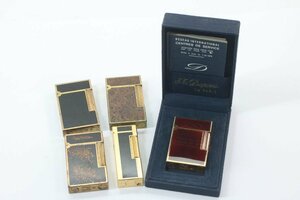 【5点】 S.T.Dupont デュポン dunhill ダンヒル ライター ガスライター 喫煙具 喫煙グッズ まとめ 火花OK 1226-B