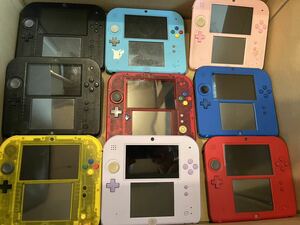 ニンテンドー2DS Nintendo 9台セット　1円スタート　ジャンク　大量まとめて　ポケットモンスター　ピカチュウ　サンムーン