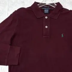 90s RALPH LAUREN 長袖 ポロシャツ レディース ラルフローレン