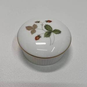 #2755　Wedgwood　ウェッジウッド　ワイルドストロベリー　小物入れ　現状保管品