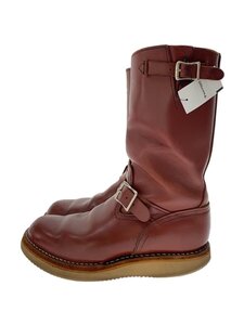 WESCO◆boss/ダブルミッドソール・・カカト減り・2012製エンジニアブーツ/US8/BRD/レザー