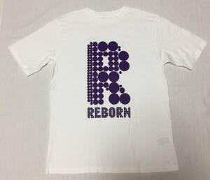 【URBAN RESEARCH】アーバンリサーチ 美品・日本製 20周年限定 ロゴ REBORN クルーネック 半袖Tシャツ Mサイズ