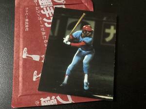 未開封開封品　カルビー79年　衣笠（広島）　V2　セントラルリーグ チャンピオン　プロ野球カード　美品　レアブロック