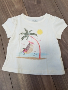 美品　babyGAP　Tシャツ　60㎝ 女の子3~6m/A379