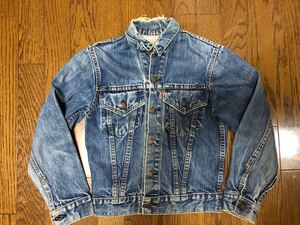 70s Levis 70505 BIG-E デニムジャケット 3rd 60s ビッグE ボタン裏521 