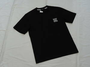 ブラックレーベル クレストブリッジ 黒の半袖Tシャツ　Mサイズ　前後ブランド名入り