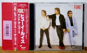 ヒューイ・ルイス・アンド・ザ・ニュース/FORE★角丸帯付 3200円(税表記なし)★3曲の全米No.1シングルを収録★Huey Lewis