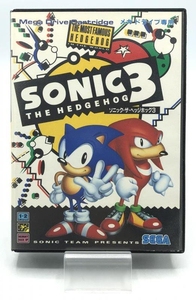 【中古】MD）SEGA MD ソニック・ザ・ヘッジホッグ3[240092279665]