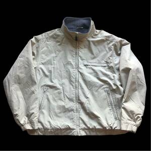 00s Eddie Bauer Nylon Jacket エディーバウワー　ナイロンジャケット ブルゾン フリース　ビンテージ　ポーラテック　サイズL