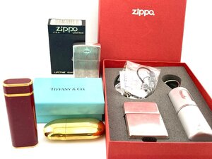 ★ BP ★　１円　カルティエ　ティファニー　Zippo　ライター　4本セット　まとめ　ジャンク　【ライター】【中古】