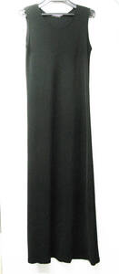 Yohji Yamamoto Stretch Long Dress 2 Black（ ヨウジヤマモト ストレッチ ロング丈 マキシ丈 ワンピース ドレス 2 黒 ワイズ リミフゥ