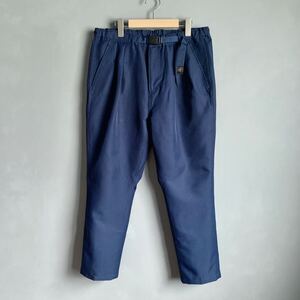 nonnative グラミチ別注 ポリツイル パンツ ネイビー 2 イージースラックス gramicci ノンネイティブ アンクルカット