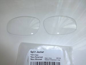 処分価格！！★オークリー スプリットジャケット用 カスタムレンズ HD CLEAR 新品 OAKLEY Split Jacket 