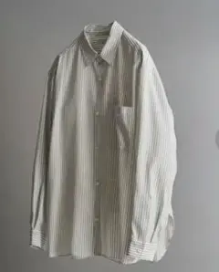 [即完,美品]LIDNM    VISCOSE STRIPE SHIRT