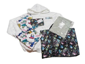 【新品】サンリオ/sanrio はぴだんぶい 6点セット【M】ポチャッコ パーカー スエットパーカー スエットパンツ Tシャツ マスクケース バッグ