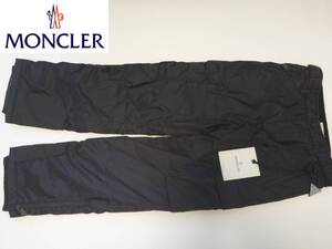 新品　MONCLER モンクレール★　黒　ブラック　ロゴワッペン　暖かいパンツ　10　140