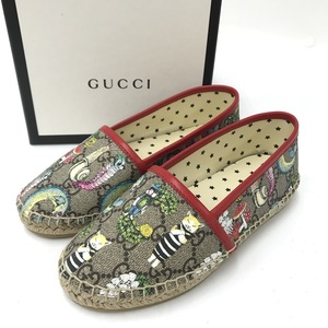 【italxu76z6s4】未使用 GUCCI グッチ ヒグチユウコ エスパドリーユ スリッポン キッズ 靴 表記サイズ33